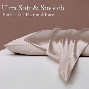 2 Pack - 100% Mulberry Silk Pillowcase for Hair & Skin